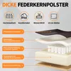 HOFFREE Ergonomická kožená kancelářská židle, vysoká otočná Náhled obrázku produktu 7