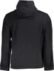 Herren Sweatshirt Schwarz - Langarm, Kapuze, Kängurutasche, Produktbild-Vorschau 2