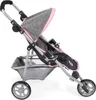 Landau de poupée Lola, mélangé gris-marine Voir les images du produit 2