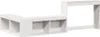 vidaXL Nachttisch mit Schreibtisch Weiß 232x122x75 cm Produktbild-Vorschau 3