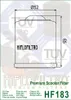 HIFLO Filter Ölfilter HF183, BEN/GIL u.a. * Scarabeo 300 VR Produktbild-Vorschau 1