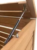 AXI Lex Cache Poubelle en Bois Marron - Abri poubelle pour Voir les images du produit 7