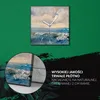 Coloray Uhr auf Leinwand 30x30 cm Wand Uhr Dekoration Produktbild-Vorschau 5