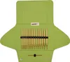A green fabric case containing knitting needles. Produktbild-Vorschau