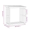 vidaXL Étagère à bois de cheminée 108x64,5x109 cm Pin Voir les images du produit 8