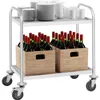 2-policový vozík z nerezové oceli do 150 kg Náhled obrázku produktu 6