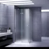 i-flair Eck-Duschkabine 100x100x190 cm aus satiniertem 6 mm Produktbild-Vorschau 1