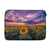 MuchoWow® Laptop Hülle 13 Zoll Blumen - Himmel - Lila - Produktbild-Vorschau 1