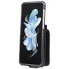 Kožené pouzdro Galaxy Z Flip4, flipové pouzdro s Náhled obrázku produktu 2