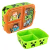 Obedový box Minecraft rozdelený na tri časti Náhľad obrázku produktu 3