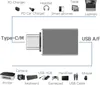 INF Adapter USB-C auf USB 3.2 Hellgrau Produktbild-Vorschau 2