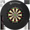 KESSER® Dartscheibe Sisal mit 9 Dartpfeile Professional Produktbild-Vorschau 1