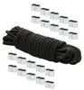 Dreamprint Expanderseil 20 m Schwarz 6 mm Gummiseil Produktbild-Vorschau 1