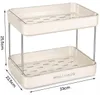 WELLHAUS - Organizador de cocina de 2 niveles, color beige, Vista previa de la imagen del producto 11