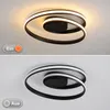 Smart LED Deckenleuchte Schwarz Ø50cm, Deckenlampe mit APP Produktbild-Vorschau 9