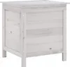 vidaXL Gartentruhe Weiß 50x49x56,5 cm Massivholz Tanne Produktbild-Vorschau 1