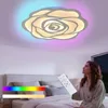 50W Rosenform LED Deckenleuchte mit RGB Farbwechsel Lamp, Produktbild-Vorschau 2