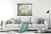 MuchoWow® Textilposter Blumen - Stillleben - Mohn - Weiß - Produktbild-Vorschau 3