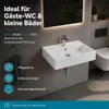 Aqua Bagno LoftAir 60cm Keramik Waschbecken Waschtisch Produktbild-Vorschau 3