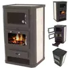Poêle à bois 10kW Four + plaque de cuisson Poêle en faïence Voir les images du produit 2