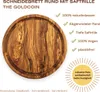 Schneidebrett rund mit Saftrille "The Goldcoin" Ø 25 cm Produktbild-Vorschau 2