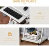 HOMCOM Bureau Informatique Roulant - Bureau Mobile - Table Voir les images du produit 4