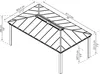 Gazebo de jardin 611,5x363,5cm gris - Palram - 706083 - Voir les images du produit 3