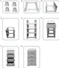 Deco4Home Komoda Plastikowa | 4 Szuflady | 38x45x90 cm | Podgląd zdjęcia produktu 10