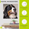 ARTland Poster Berner Sennenhund Größe: 30x30 cm Produktbild-Vorschau 2