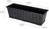 KOTARBAU® Pot de Fleur Exterieur Jardinières Exterieur PVC Voir les images du produit 2
