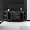 Skye Decor, Luxe - antracit, zlatá, skříně do obývacího Náhled obrázku produktu 14