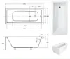 Aqua For You | Badewanne - Besco Rechteckige Badewanne - Produktbild-Vorschau 5