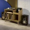 sweeek, Aufbewahrungsmöbel für Schallplatten, Holzdekor Produktbild-Vorschau 4
