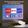 ZELURXX 4K projektor s diaľkovým ovládaním, 1080P WiFi6 Náhľad obrázku produktu 5