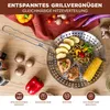 bremermann Grillpfanne rund, mit Klapp-Griff, Edelstahl Ø Produktbild-Vorschau 2