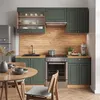 Küchenzeile Vicco Fame-Line Grün-Gold Landhaus/Goldkraft Produktbild-Vorschau 4