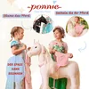 Ponnie Einhorn mit Rollen für Kinder Merlin S - Reittier Produktbild-Vorschau 5