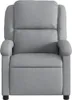 relaxačné kreslo vidaXL Light Grey Fabric Náhľad obrázku produktu 3