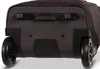 Close-up view of the bottom of a rolling suitcase, showing the wheels and handle. Náhľad obrázku produktu