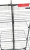 A close-up view of a black Vileda drying rack with a red accessory attached. Produktbild-Vorschau