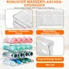 4-stöckiges Acryl-Flaschenregal – stapelbarer Produktbild-Vorschau 5