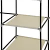 SONGMICS XXL Kleiderschrank mit 2 Stangen | Stoffschrank Produktbild-Vorschau 4