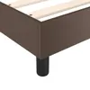 vidaXL Box spring bed frame brown 140x200 cm Imitace kůže Náhled obrázku produktu 6