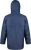 A back view of a navy blue winter parka. Produktbild-Vorschau