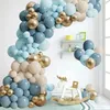 Set di ghirlande di palloncini blu e oro per compleanni e Anteprima dell’immagine prodotto 6