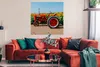 MuchoWow® Poster Traktor - Rot - Sonnenblume - Bauernhof - Produktbild-Vorschau 2