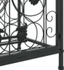 Portabottiglie per 41 bottiglie nero 45x36x120 cm in ferro Anteprima dell’immagine prodotto 6