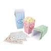 Relaxdays Popcorntüten, 50er Set, gestreift, Retro-Optik, Produktbild-Vorschau 8