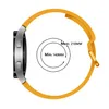 Bizon Uhrenarmband Silikon für Galaxy Watch 20 mm, Karotte Produktbild-Vorschau 4