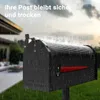 Wiltec US Mailbox černá 150 x 513 x 223 mm, americká Náhled obrázku produktu 10
